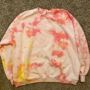 Tie-dye sweatshirt adult